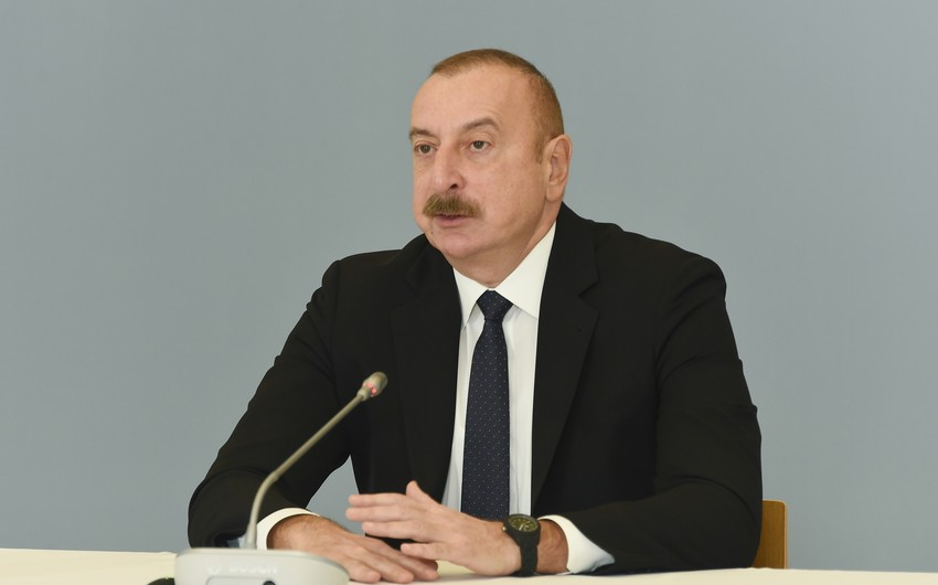 Ильхам Алиев: Азербайджан на всех международных форумах выступал за территориальную целостность всех стран