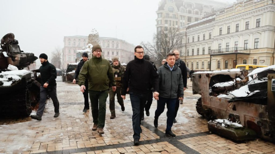 Лидеры трех стран прибыли в Киев - ФОТО