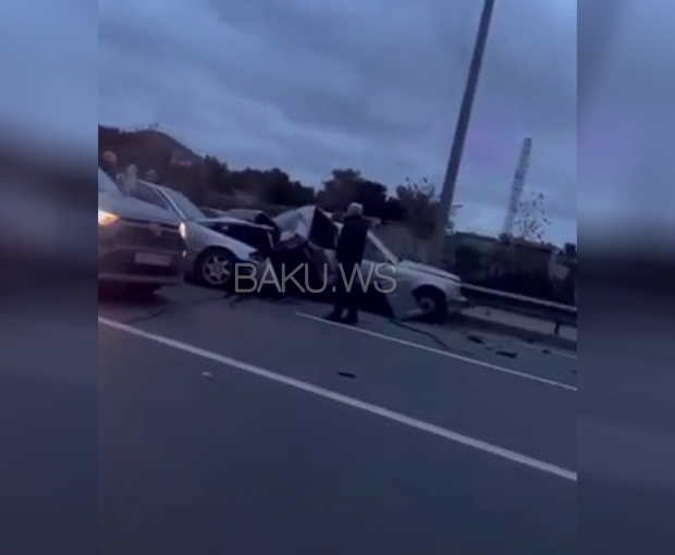Цепная авария на дороге в аэропорт - ВИДЕО