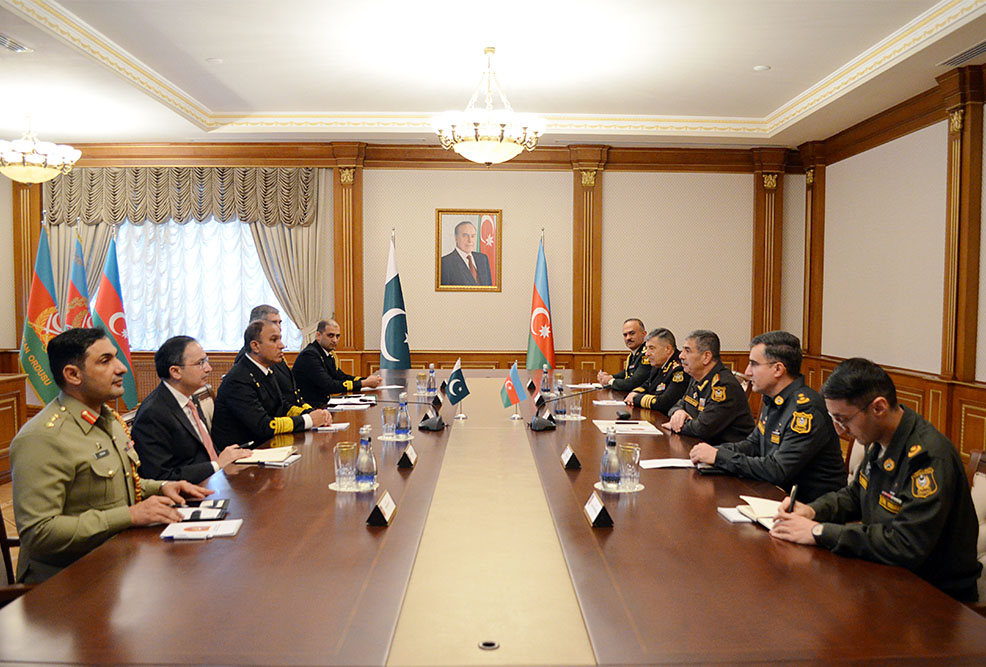 Состоялась встреча между Закиром Гасановым и командующим ВМС Пакистана - ФОТО