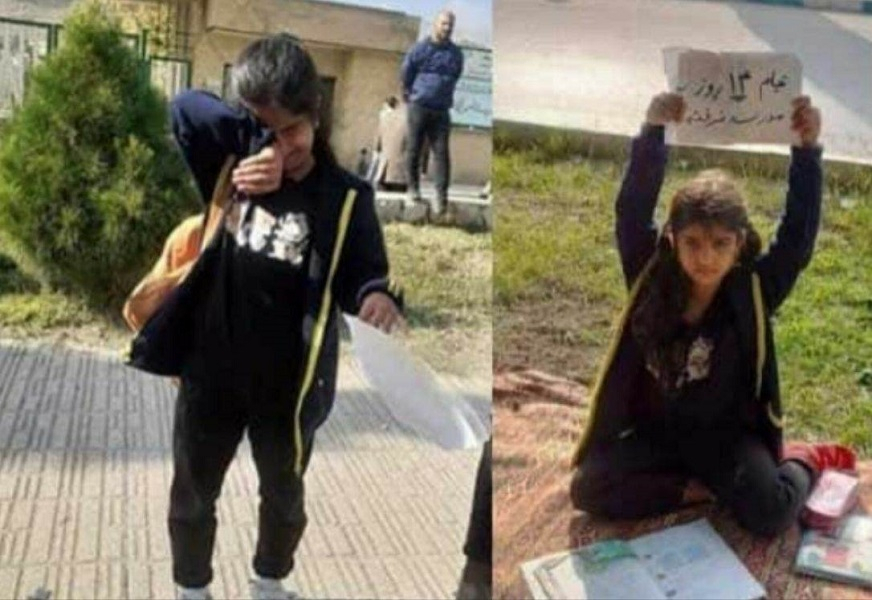 В Иране карательные силы жестоко избили 12-летнюю девочку - ФОТО