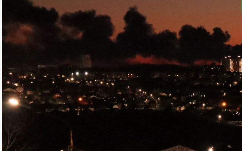 Беспилотник атаковал российский аэродром: вспыхнул пожар - ВИДЕО