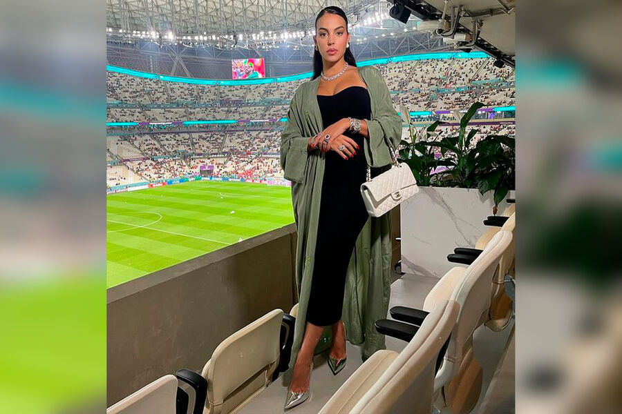 Невеста Криштиану Роналду появилась на матче в Катаре в украшениях на $2,2 млн