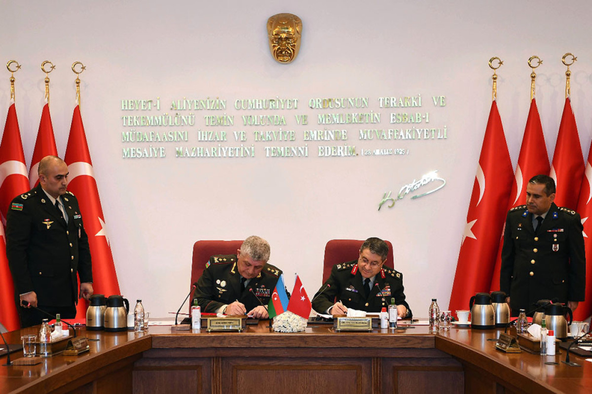 Завершилось заседание азербайджано-турецкого военного диалога высокого уровня - ФОТО