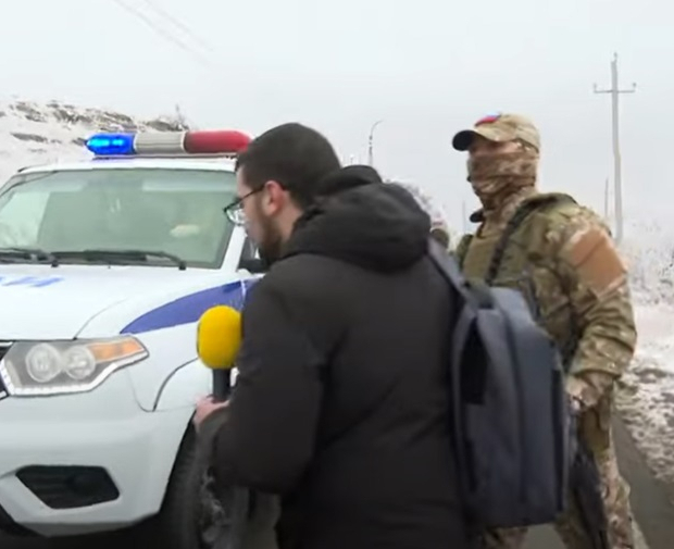 Противостояние журналиста ITV с российскими миротворцами - ВИДЕО