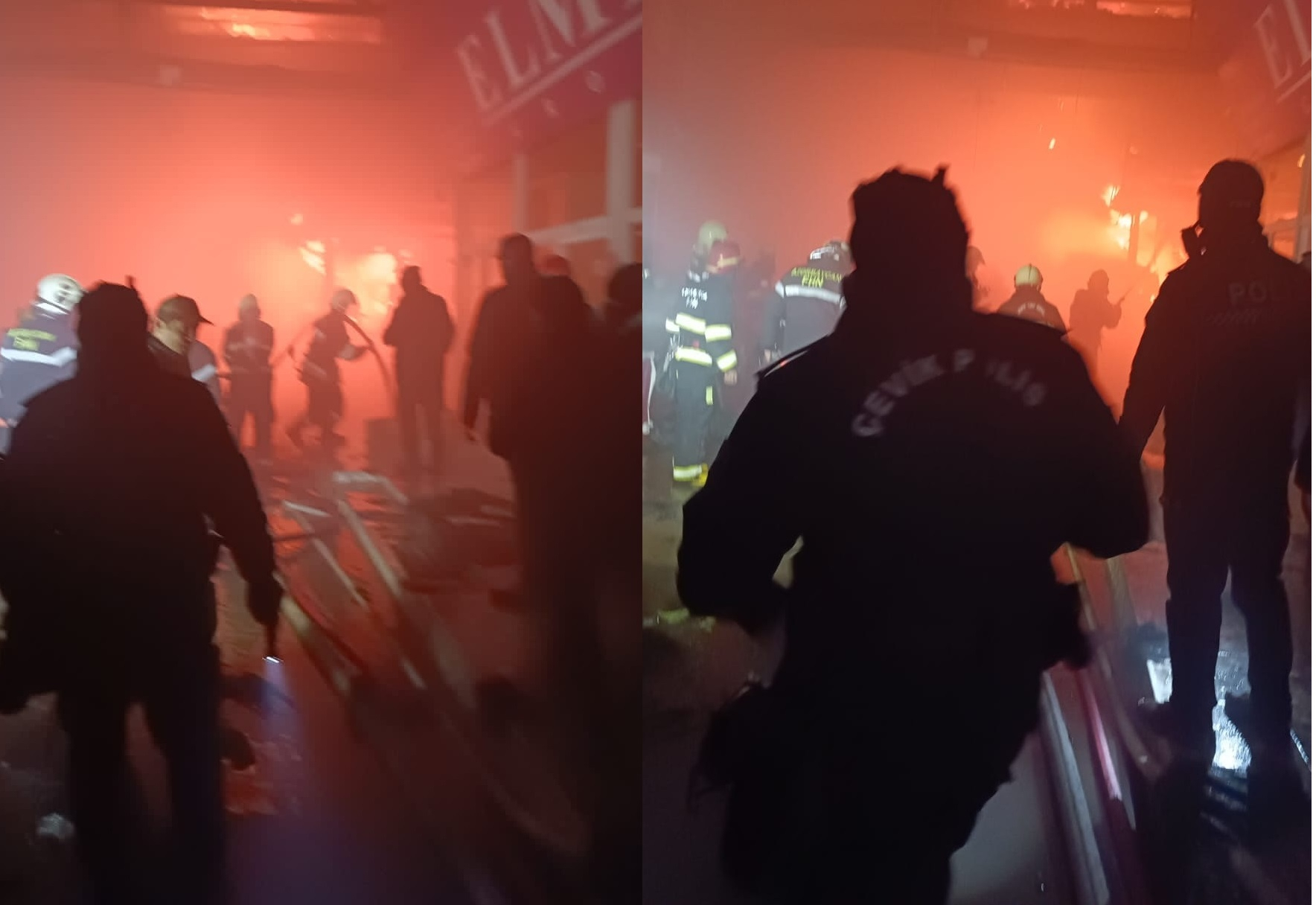 Во время пожара в ТЦ "Садарак" сотрудник полиции отравился дымом - ОБНОВЛЕНО + ВИДЕО