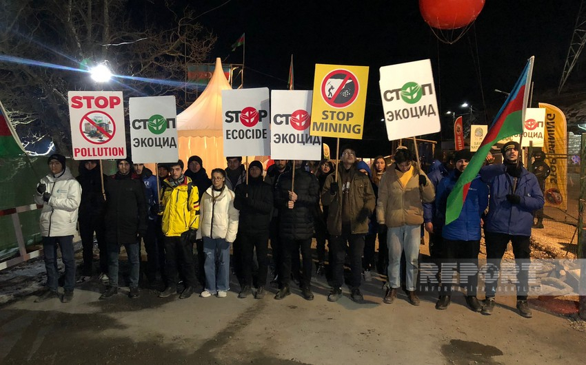 Демонстранты на дороге Ханкенди-Лачын проявляют высокую активность и на 36-й день акции