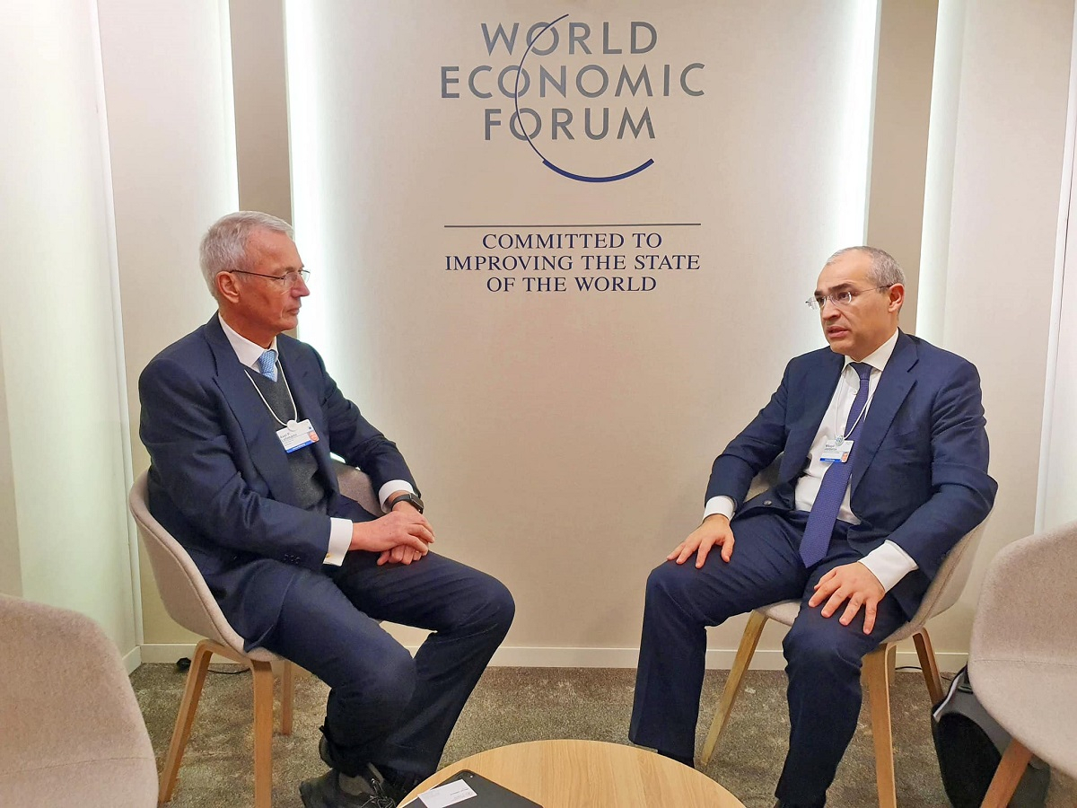 Микаил Джаббаров встретился с председателем правления швейцарского банка - ФОТО