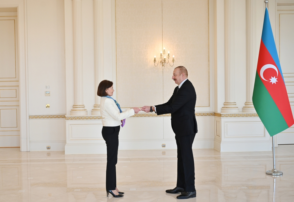 Президент Ильхам Алиев принял верительные грамоты нового посла Франции в Азербайджане - ФОТО