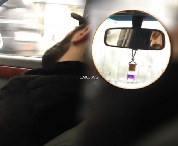 В Баку женщина вызвала такси и была шокирована увиденным - ВИДЕО