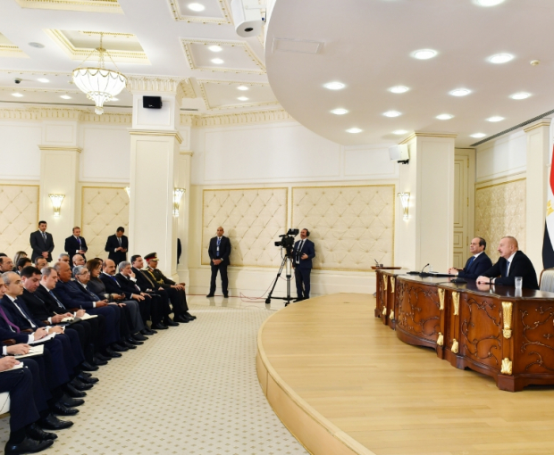 Ильхам Алиев: Сегодня Египет играет стабилизирующую роль в регионе, где он расположен