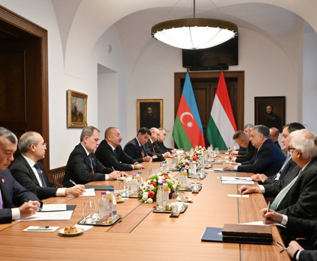 Состоялась встреча Президента Азербайджана и премьера Венгрии в расширенном составе - ОБНОВЛЕНО + ФОТО