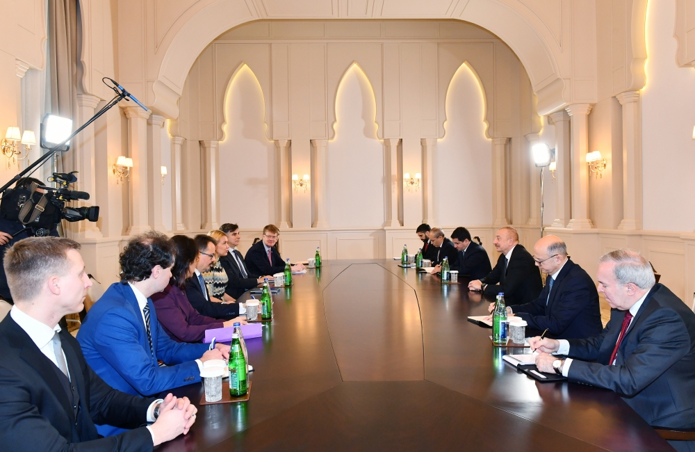 Президент Ильхам Алиев принял делегацию во главе с комиссаром Европейского Союза - ОБНОВЛЕНО + ФОТО