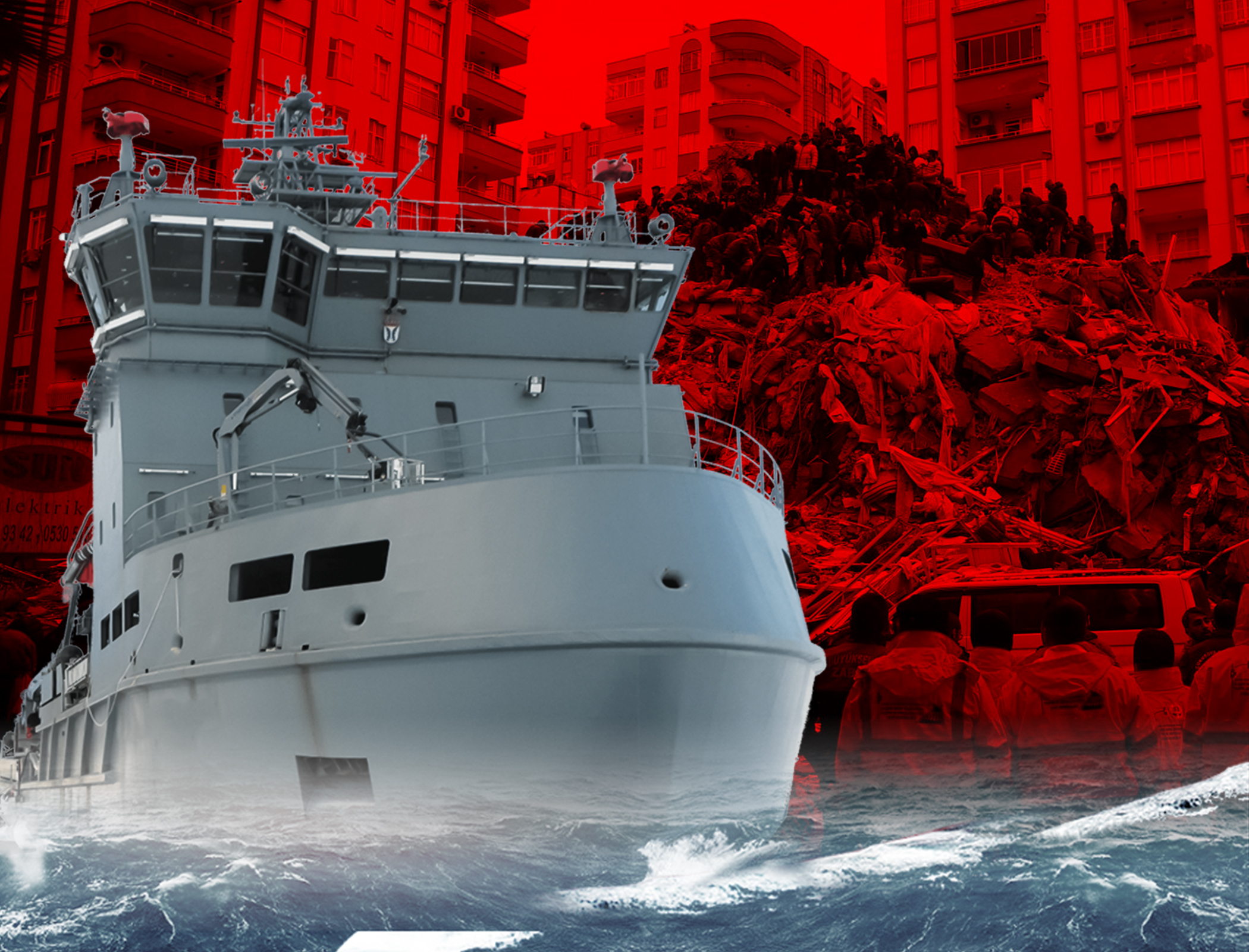 Землетрясение в Турции вызвал американский военный корабль?