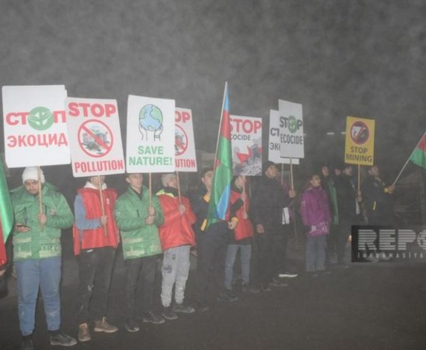 Акция протеста на дороге Ханкенди-Лачын продолжается 52-й день