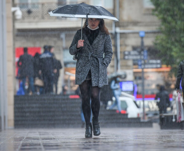 В Баку будет дождливо и ветрено