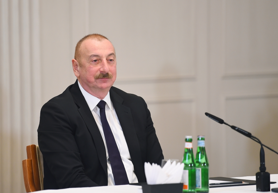 Состоялась встреча Президента Ильхама Алиева с руководителями ведущих компаний Германии - ФОТО