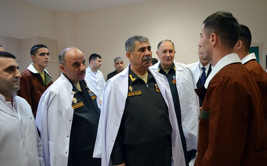 Закир Гасанов посетил Главный клинический госпиталь Министерства обороны - ВИДЕО