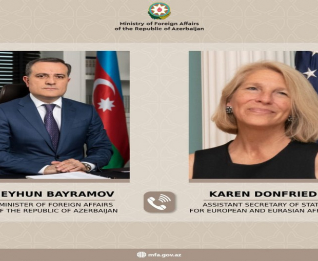 Джейхун Байрамов обсудил с помощником госсекретаря США азербайджано-армянский мирный процесс