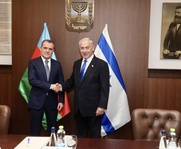 Премьер Израиля принял главу МИД Азербайджана - ФОТО