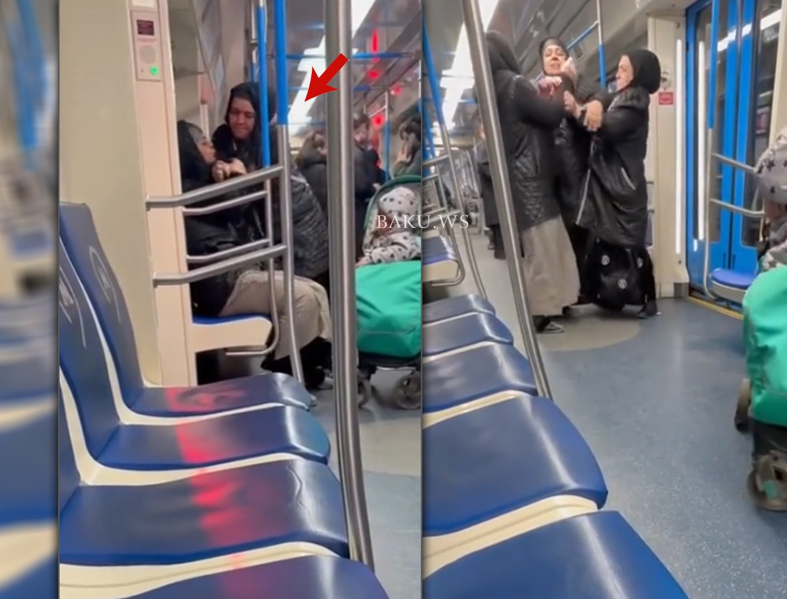драка в метро фото