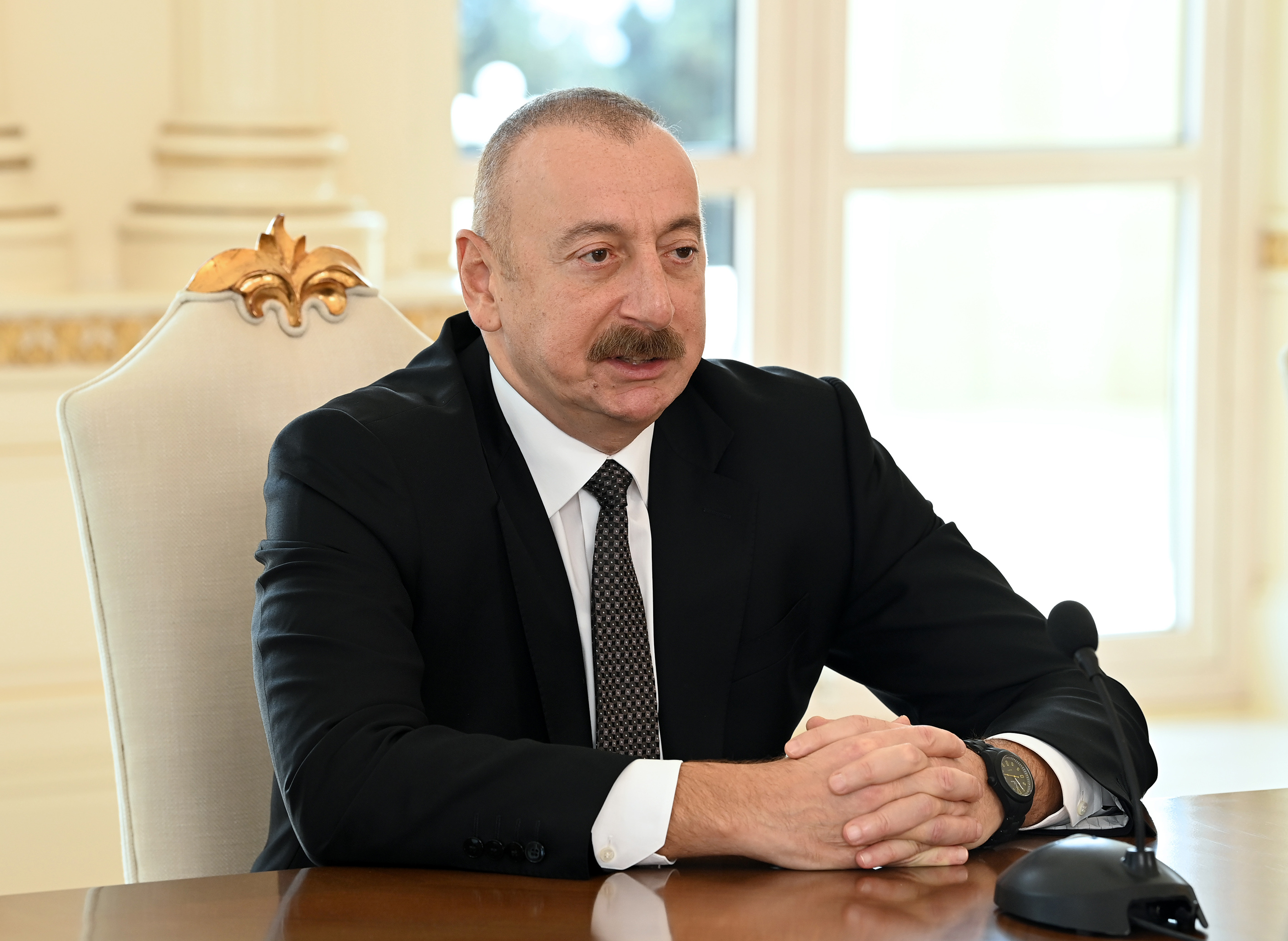 Президент Ильхам Алиев принял президента Всемирной федерации таэквондо - ФОТО