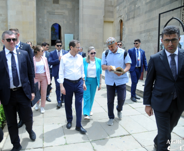 Президент и первая леди Израиля ознакомились с Ичеришехер - ФОТО
