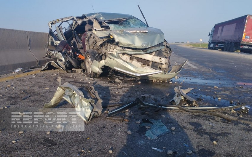 Стали известны подробности тяжелой аварии в Кюрдамирском районе