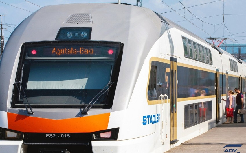 Введены дополнительные железнодорожные рейсы по маршруту Баку - Агстафа - Баку