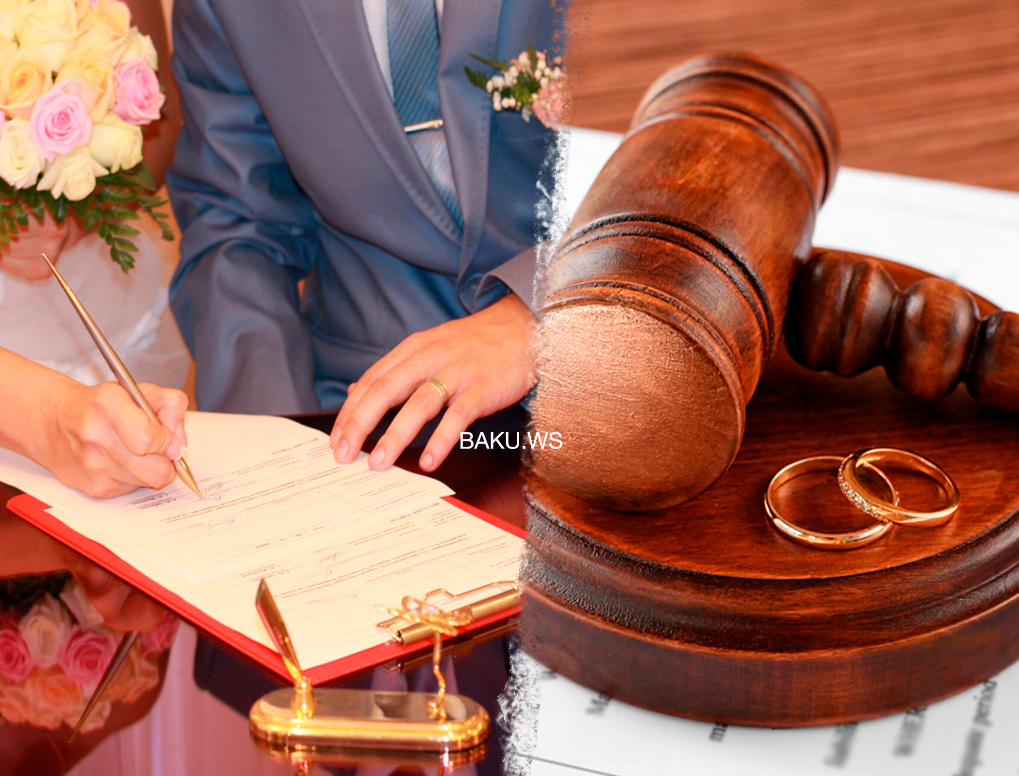 В Азербайджане сократилось число браков и увеличилось количество разводов