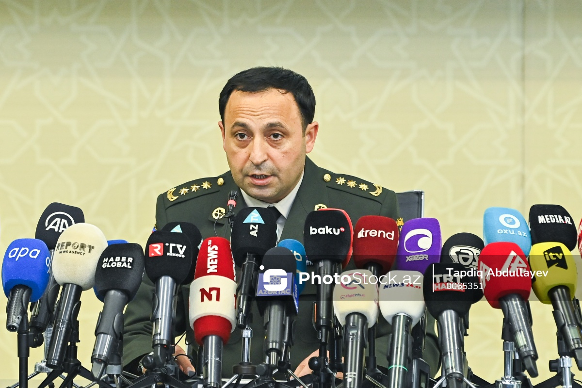 Министерство обороны Азербайджана провело брифинг - ВИДЕО