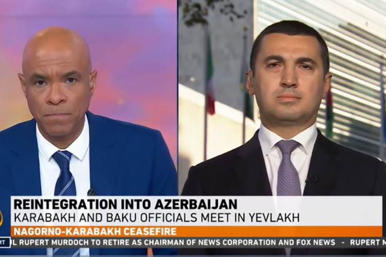 Айхан Гаджизаде дал интервью телеканалу Al Jazeera по поводу ситуации в Карабахе - ВИДЕО