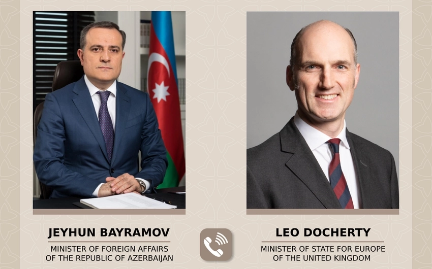Глава МИД Азербайджана и госминистр Великобритании провели телефонный разговор