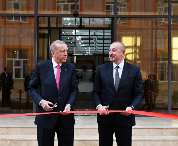 Президенты Азербайджана и Турции приняли участие в открытии Нахчыванского военного комплекса - ОБНОВЛЕНО + ФОТО
