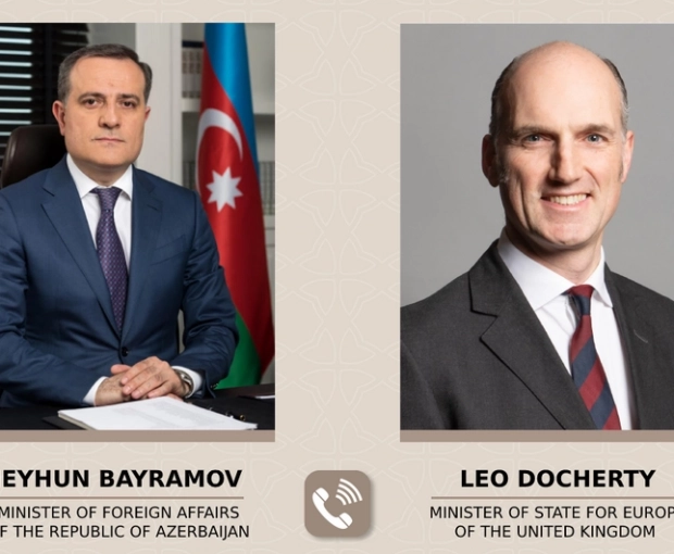 Глава МИД Азербайджана и госминистр Великобритании провели телефонный разговор