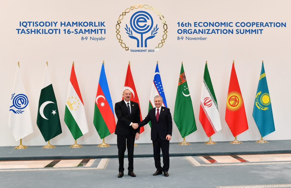 В Ташкенте прошел 16-й саммит ОЭС, в нем принял участие Президент Азербайджана - ОБНОВЛЕНО + ВИДЕО