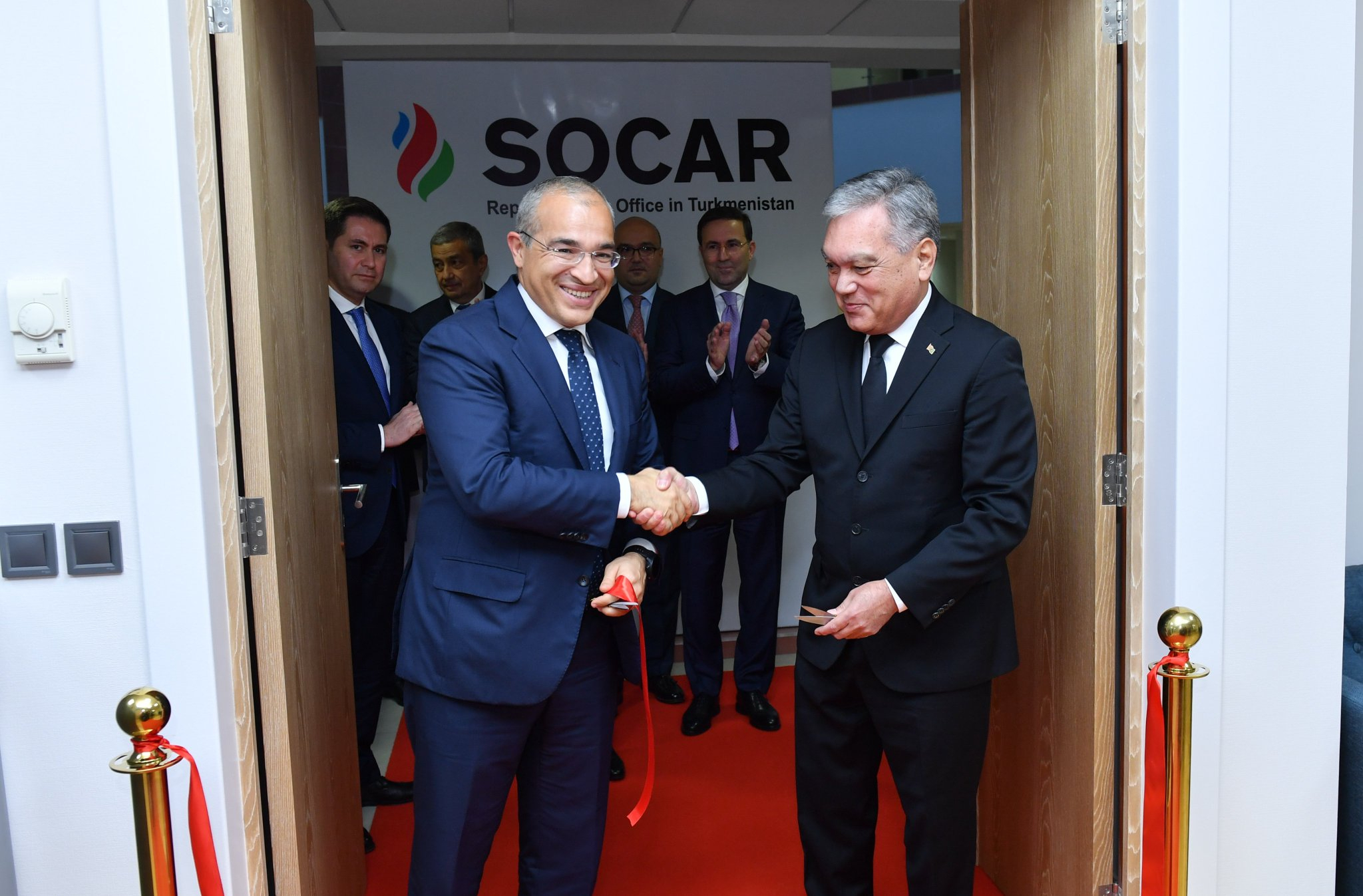 Министр: Состоялось открытие офиса представительства SOCAR в Ашхабаде - ФОТО