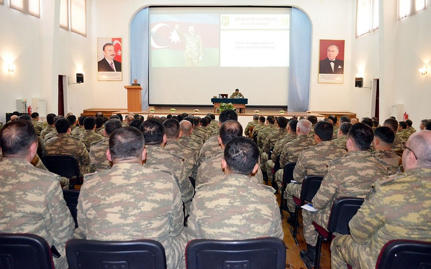Проведены учебно-методические сборы с военными юристами - ФОТО