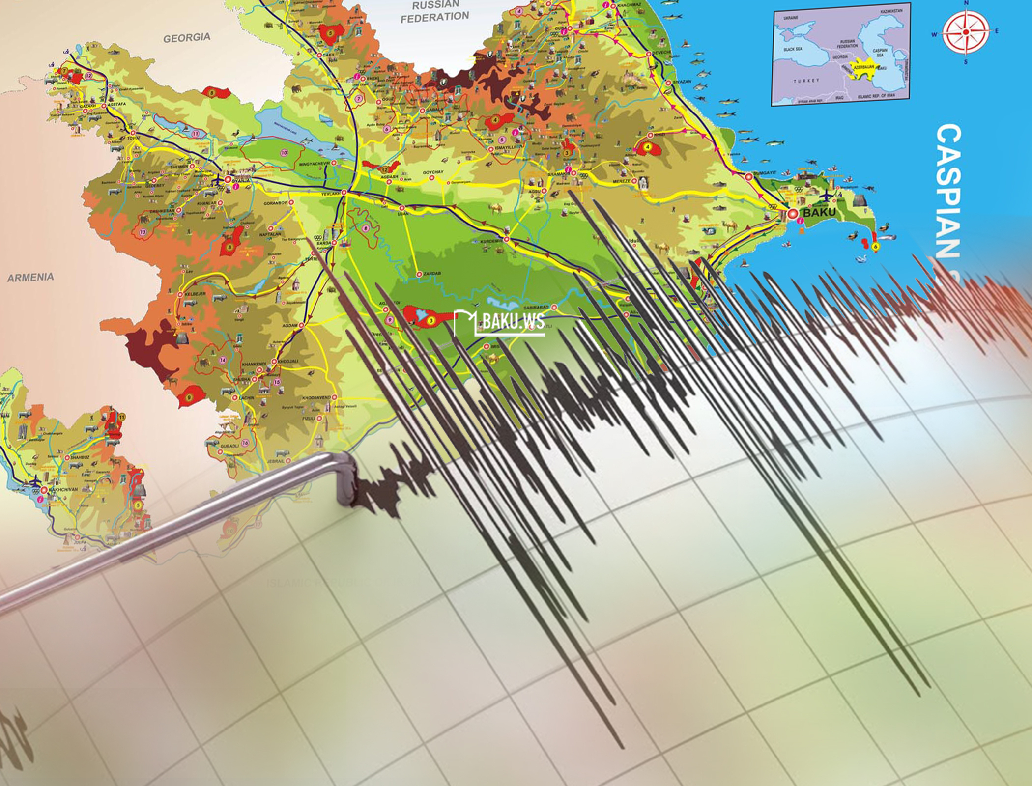 В Азербайджане произошло землетрясение - ОБНОВЛЕНО