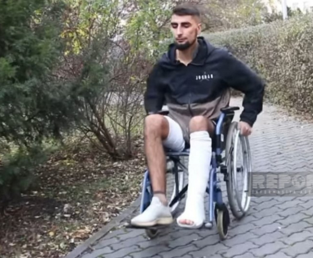 Курсант-азербайджанец получил ранения в боях в Украине - ФОТО