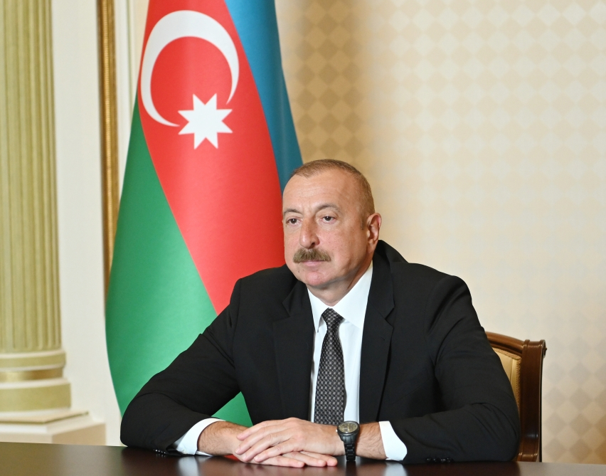 Ильхам Алиев: Остается открытым вопрос о том, как мины попали на территорию Карабаха после войны