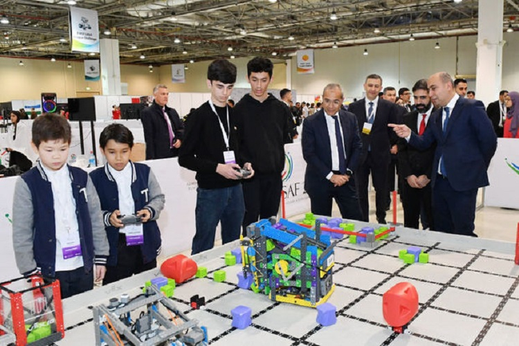 Микаил Джаббаров посетил Международный фестиваль STEAM Азербайджан - SAF 2023 - ФОТО