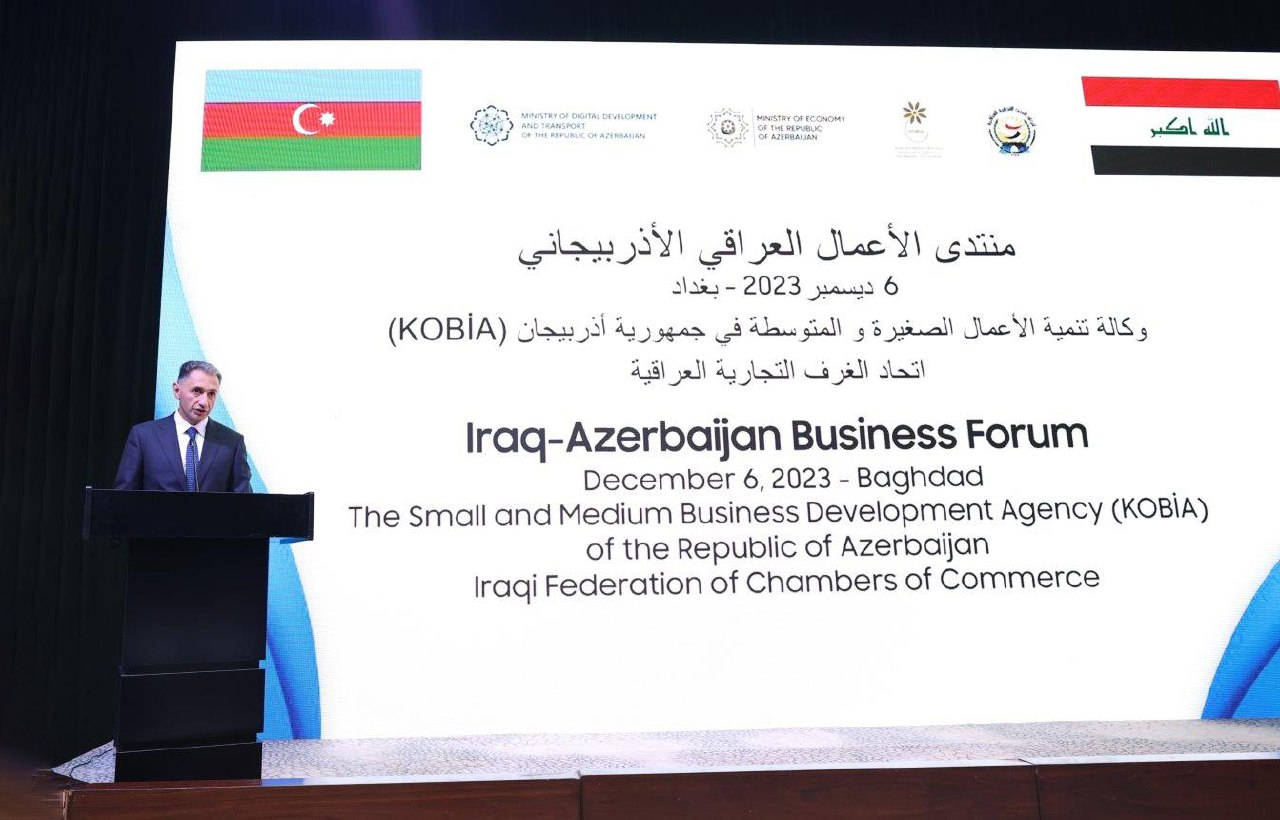В Багдаде прошел первый азербайджано-иракский бизнес-форум - ФОТО
