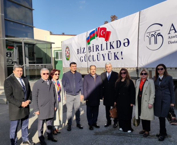 Азербайджан направил очередную помощь в пострадавший от землетрясения регион Турции - ФОТО
