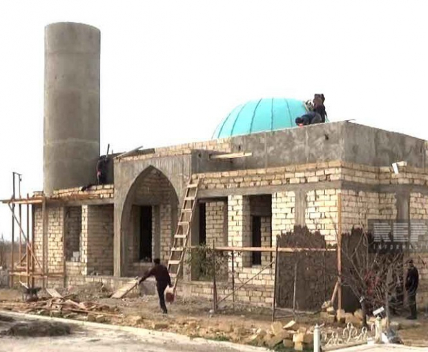 В Шарурском районе строится Мечеть шехидов - ФОТО