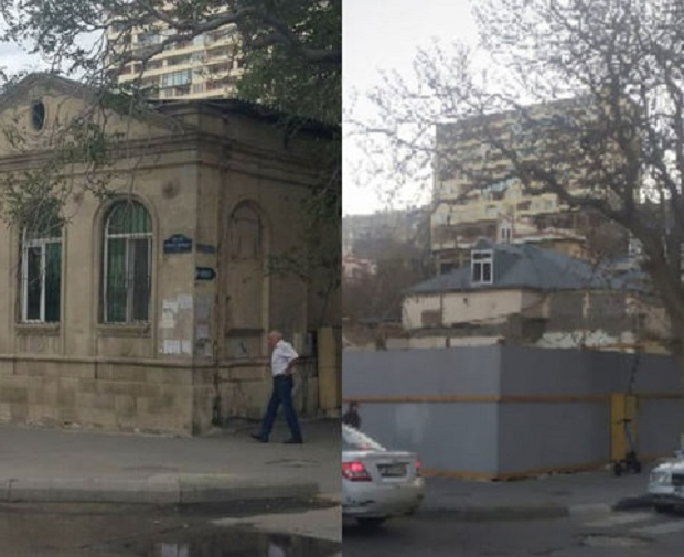 В Баку снесли историческое здание?