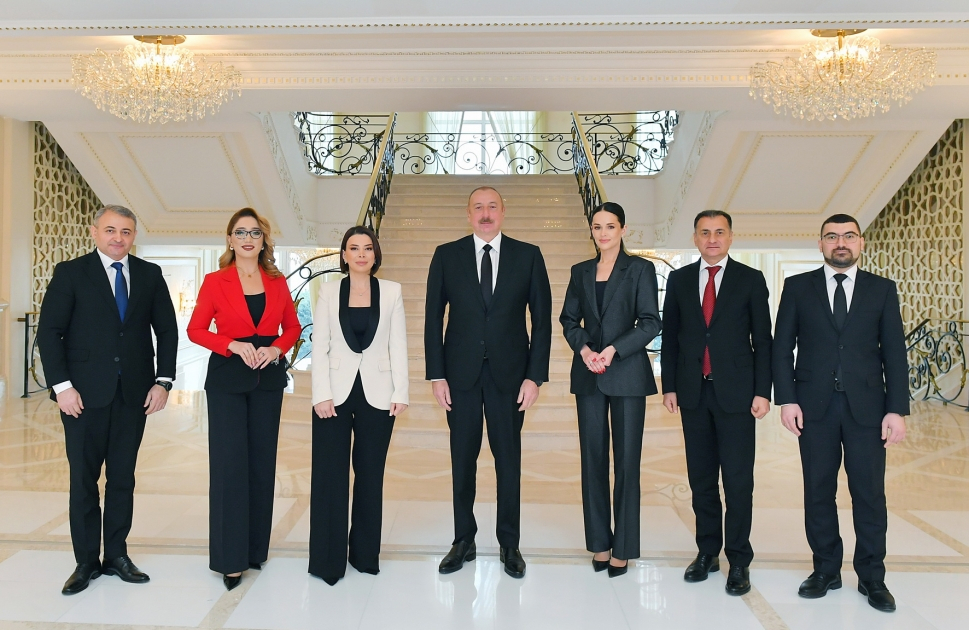 Президент Ильхам Алиев дал интервью местным телеканалам - ОБНОВЛЕНО + ФОТО/ВИДЕО