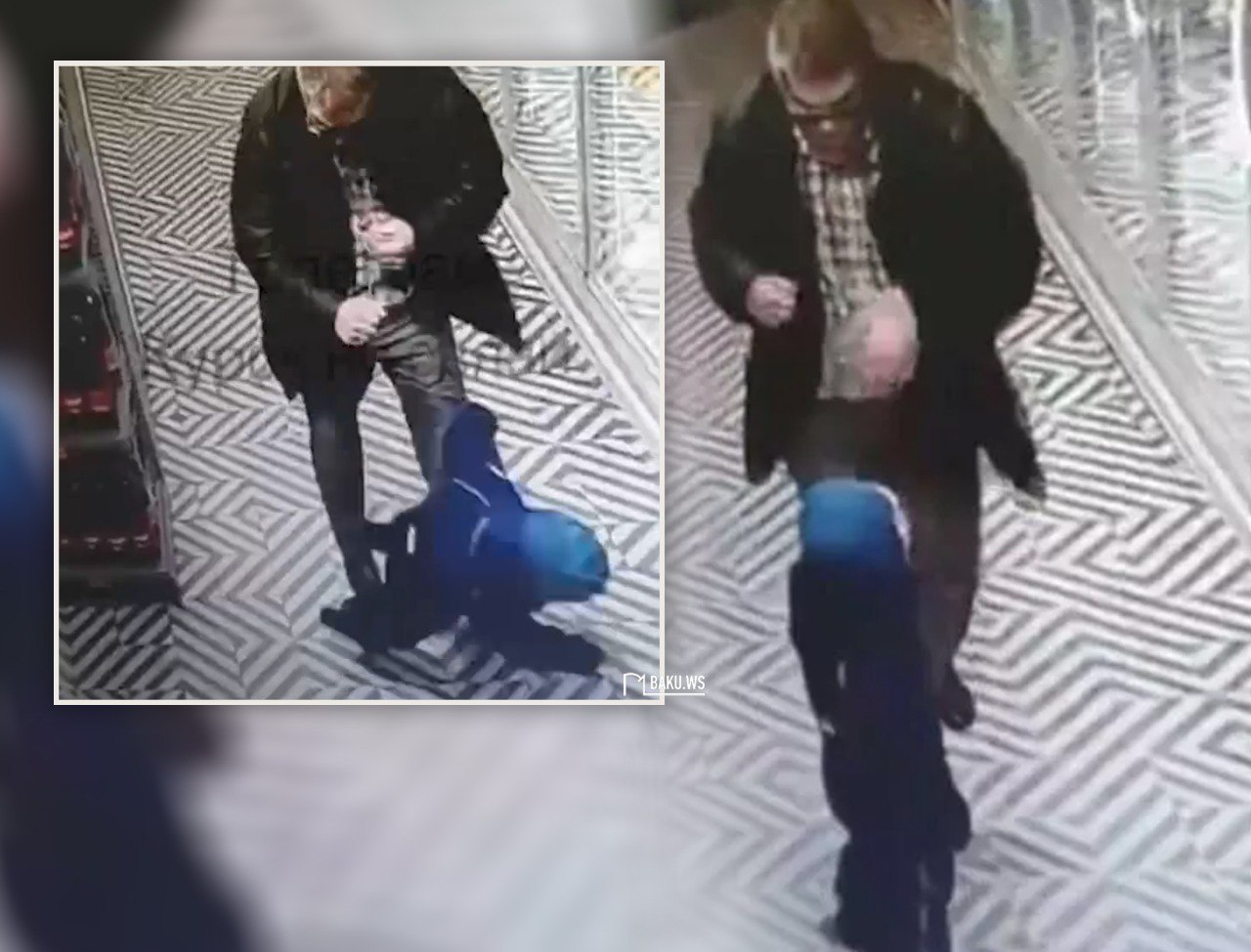 Мужчина c размаху ударил ребенка кулаком в лицо в супермаркете - ВИДЕО