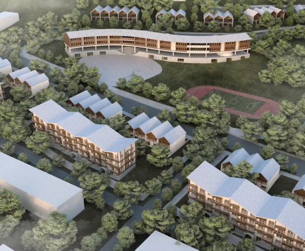 В Кельбаджаре строится новая школа - ВИДЕО