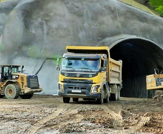 Работы по строительству Муровдагского тоннеля выполнены на 65%